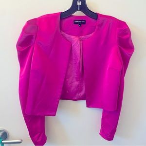Generation love Barbie pink cropped blazer XS